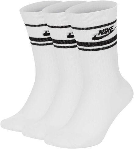 Nike Mens 3 Pair Pack Everyday Essential Gray Camo Print Crew Socks in Saudi Arabia