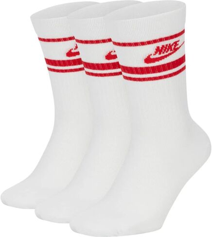 Nike Mens 3 Pair Pack Everyday Essential Gray Camo Print Crew Socks in Saudi Arabia