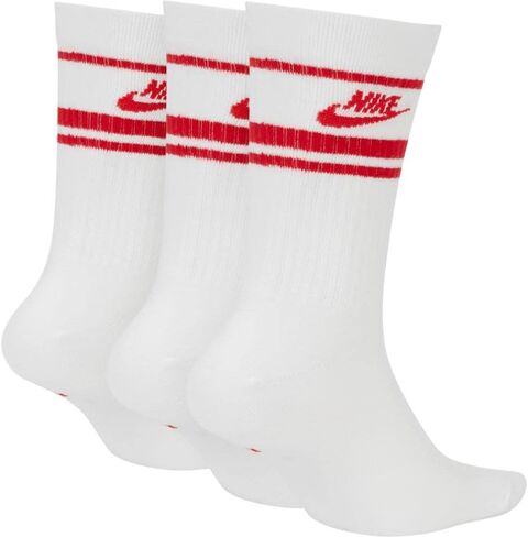 Nike Mens 3 Pair Pack Everyday Essential Gray Camo Print Crew Socks in Saudi Arabia