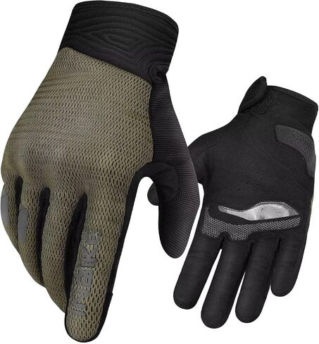 INBIKE Breathable Mesh Motorcycle Gloves for Men/Women, Shell Protection, Reflective, TPR Palm Sliders, Touchscreen Motorbike Gloves for ATV BMX MTB Riding in Saudi Arabia