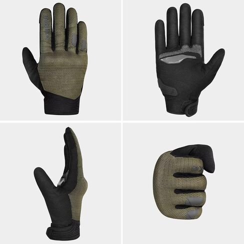 INBIKE Breathable Mesh Motorcycle Gloves for Men/Women, Shell Protection, Reflective, TPR Palm Sliders, Touchscreen Motorbike Gloves for ATV BMX MTB Riding in Saudi Arabia