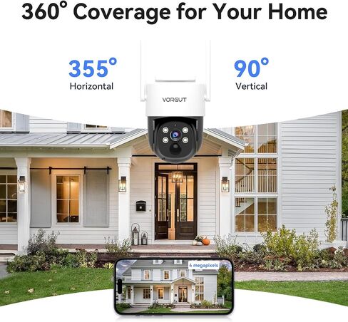 Solar Security Camera System Wireless Outdoor with 10CH 10" LCD Monitor NVR,2.5K 4MP 2PCS Dome PTZ Solar Camera for Home Security,Solar Powered Panel,Motion Record,2-Way Audio (500G HDD) in Saudi Arabia