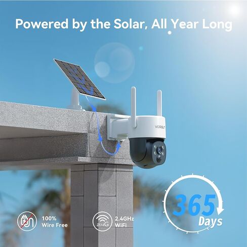 Solar Security Camera System Wireless Outdoor with 10CH 10" LCD Monitor NVR,2.5K 4MP 2PCS Dome PTZ Solar Camera for Home Security,Solar Powered Panel,Motion Record,2-Way Audio (500G HDD) in Saudi Arabia