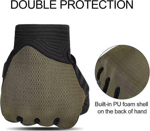 INBIKE Breathable Mesh Motorcycle Gloves for Men/Women, Shell Protection, Reflective, TPR Palm Sliders, Touchscreen Motorbike Gloves for ATV BMX MTB Riding in Saudi Arabia