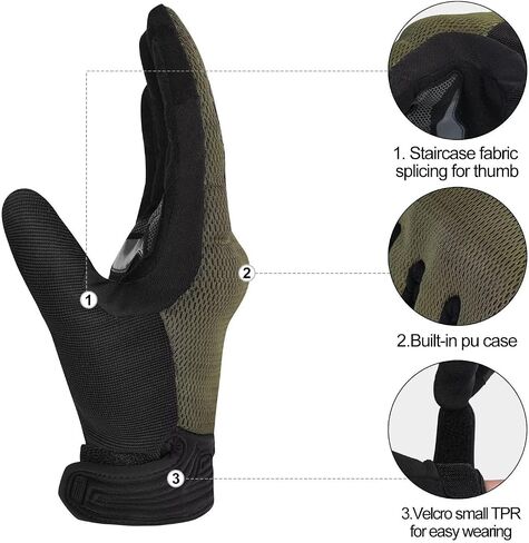 INBIKE Breathable Mesh Motorcycle Gloves for Men/Women, Shell Protection, Reflective, TPR Palm Sliders, Touchscreen Motorbike Gloves for ATV BMX MTB Riding in Saudi Arabia