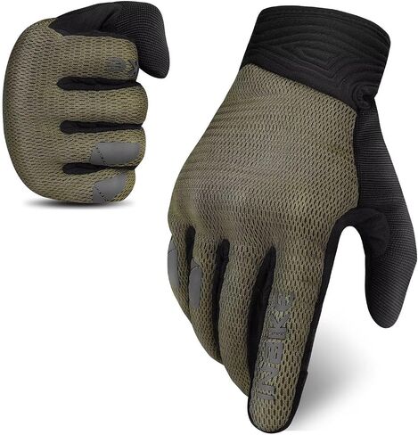 INBIKE Breathable Mesh Motorcycle Gloves for Men/Women, Shell Protection, Reflective, TPR Palm Sliders, Touchscreen Motorbike Gloves for ATV BMX MTB Riding in Saudi Arabia