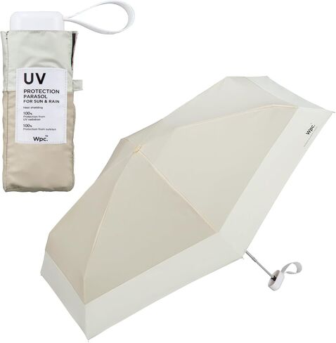 Parasol Shade Color block Tiny Shields sun 100% protection from UV ray Shields heat Good for rain or shine Foldable parasol Light weight Stylish Cute Female Women Small Compact Simple 801-16702-102 in Saudi Arabia
