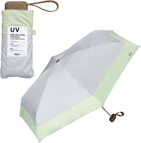 Parasol Shade Color block Tiny Shields sun 100% protection from UV ray Shields heat Good for rain or shine Foldable parasol Light weight Stylish Cute Female Women Small Compact Simple 801-16702-102 in Saudi Arabia
