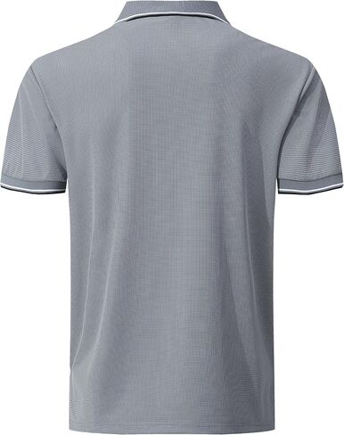 Men's Breathable Active Polo Shirts for Golf Quickly-Dry Performance Casual Wear Short Sleeve Tee in Saudi Arabia