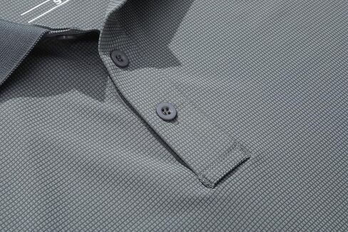 Men's Breathable Active Polo Shirts for Golf Quickly-Dry Performance Casual Wear Short Sleeve Tee in Saudi Arabia