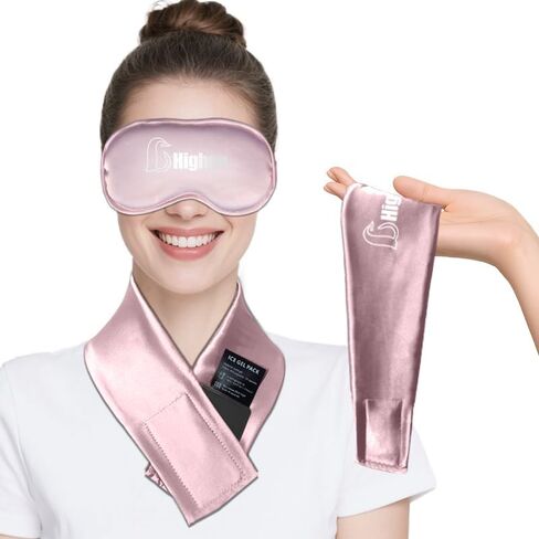 Multifunction Migraine Relief Cap Ice Head Wrap Headache and Migraine Cold Hat,Cooling Gel Headband Neck Ice Wrap for Tension,Puffy Eyes,Stress & Hangover,Migraine Cap (Ice Blue) in Saudi Arabia