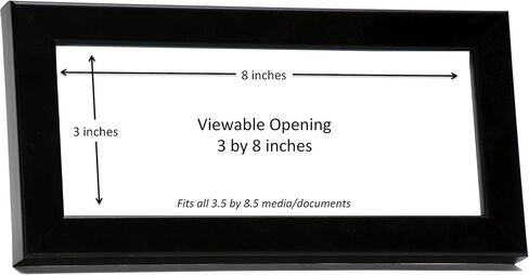 Creative Picture Frames 3.5X8.5Bk Cosmetology Self Standing Black License Frame Holds 3.5 By 8.5 Inch Media With Easel Back And Wall Hanger in Saudi Arabia