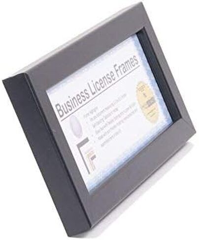 إطارات الصورة الإبداعية 4-6x9bk أطر رخصة العمل الأسود للمهنيين 5.5 في 8.5 بوصة سميل ذاتي in Saudi Arabia