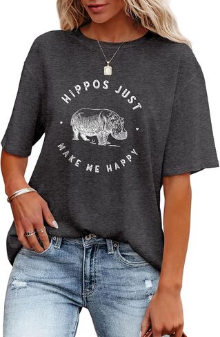 Oversized Tshirts for Women Flower Graphic Tees Short Sleeve Shirts 2025 Summer Casual Loose Fit Beach Tops in Saudi Arabia