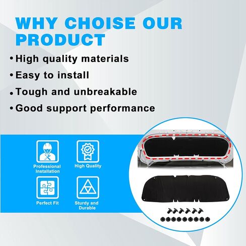 Car Heat Sound Insulation Cotton Front Hood Engine Compatible with Toyota RAV4 2019 2020 2021 2022 2023 2024 in Saudi Arabia