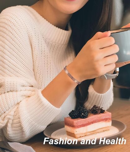 Magnetic Copper Bracelet for Women for Arthritis, Pure Copper Adjustable Bracelets with 3500 Gauss Magnet ((C008SGR)) in Kuwait