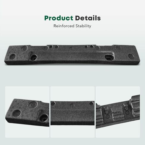YHTAUTO Front Side Bumper Absorber Compatible with Dodge Durango 2011 2012 2013 Sport Utility, Black Bumper Face Bar Impact Energy Absorber in Saudi Arabia