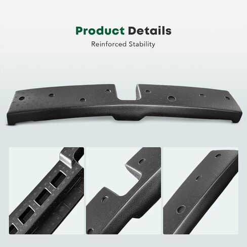 YHTAUTO Front Bumper Absorber Compatible with Hyundai Santa Fe 2010-2012, Black Bumper Face Bar Impact Energy Absorber in Kuwait