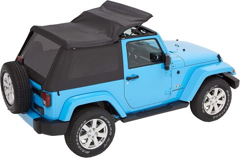 Bestop 56852-35 Black Diamond Trektop لعام 2007-2018 Jeep Wrangler JK 2-Door in Saudi Arabia
