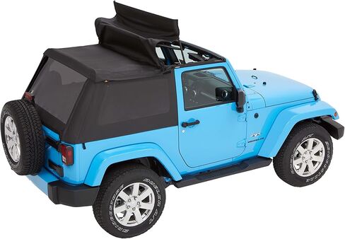 Bestop 56852-35 Black Diamond Trektop لعام 2007-2018 Jeep Wrangler JK 2-Door in Saudi Arabia