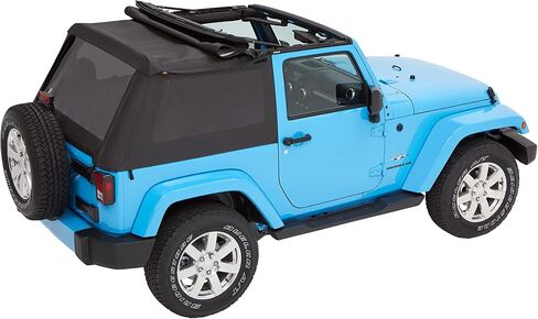 Bestop 56852-35 Black Diamond Trektop لعام 2007-2018 Jeep Wrangler JK 2-Door in Saudi Arabia