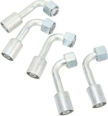 Air Conditioning 90 Degree Beadlock High Strength Aluminum AC Splicer Hose Fittings Adapter for Cars Trucks Engineering Vehicles 10 Pcs in Saudi Arabia