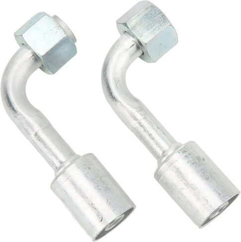 Air Conditioning 90 Degree Beadlock High Strength Aluminum AC Splicer Hose Fittings Adapter for Cars Trucks Engineering Vehicles 10 Pcs in Saudi Arabia