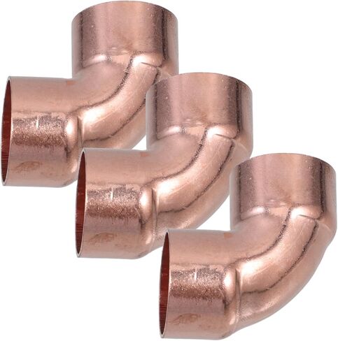 GLEAVI 3PCS COPPER COPPOW CONCTIONS MOUNTIONS ID الأجزاء الأنبوبية الكثيفة لمكيف الهواء والأنظمة وتسرب مقاومة in Saudi Arabia