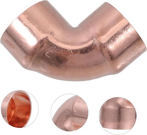 GLEAVI 3PCS COPPER COPPOW CONCTIONS MOUNTIONS ID الأجزاء الأنبوبية الكثيفة لمكيف الهواء والأنظمة وتسرب مقاومة in Saudi Arabia