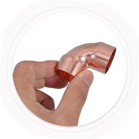 GLEAVI 3PCS COPPER COPPOW CONCTIONS MOUNTIONS ID الأجزاء الأنبوبية الكثيفة لمكيف الهواء والأنظمة وتسرب مقاومة in Saudi Arabia
