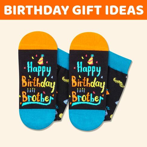 HAPPYPOP Birthday Gifts for Boyfriend Husband - Best Boyfriend Fiance Birthday Gift Ideas from Girlfriend Wife, Boyfriend Birthday Socks in Saudi Arabia