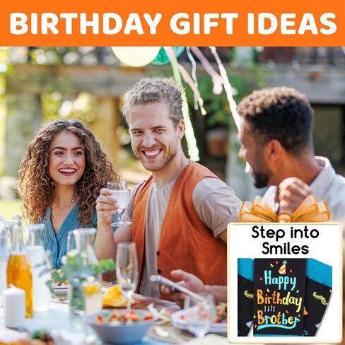 HAPPYPOP Birthday Gifts for Boyfriend Husband - Best Boyfriend Fiance Birthday Gift Ideas from Girlfriend Wife, Boyfriend Birthday Socks in Saudi Arabia