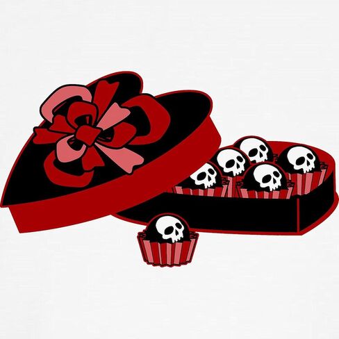 Cafepress Skull Valentine Candy Kids Baseball Jersey Kids Cotton Baseball Jersey ، 3/4 Raglan Sleeve Shirt in Saudi Arabia