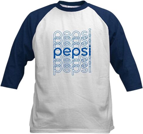 Cafepress Pepsi Behasn Kids Baseball T Shirt Kids Cotton Baseball Jersey ، 3/4 Raglan Sleeve Shirt in Saudi Arabia
