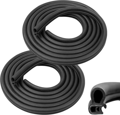 13.5 Foot 1100 Series Cab Door Rubber Weather Stripping Compatible with 1986-2007 Peterbilt 359, 379 Replace# 20-10985-644, R60-6001-650 Car Door Seal in Saudi Arabia