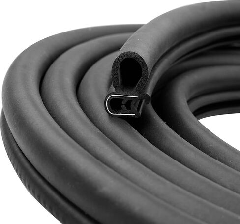 13.5 Foot 1100 Series Cab Door Rubber Weather Stripping Compatible with 1986-2007 Peterbilt 359, 379 Replace# 20-10985-644, R60-6001-650 Car Door Seal in Saudi Arabia