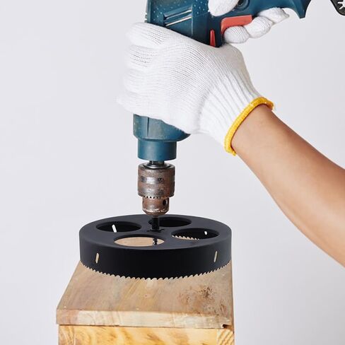 9.5-inch Hole Cutter with Drill Bit and Hex Wrench Drilling Holes Bi-Metal Hole Saw for Wood Plastic Drywall Thin Metal in Kuwait