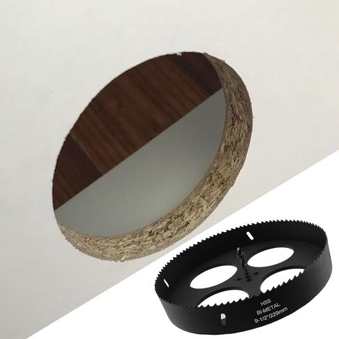 9.5-inch Hole Cutter with Drill Bit and Hex Wrench Drilling Holes Bi-Metal Hole Saw for Wood Plastic Drywall Thin Metal in Kuwait