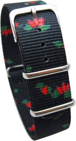 HNS Watch Bands - Choice of Pattern & Width (18mm, 20mm, 22mm) - Ballistic Premium Nylon Watch Straps in Saudi Arabia