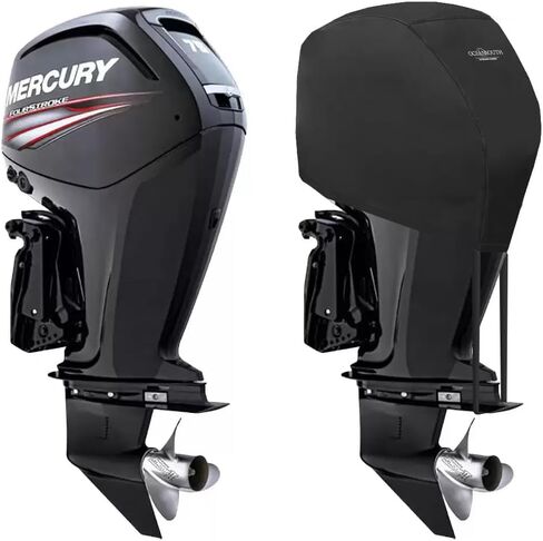 Oceansouth Custom Fit Cowling Storage Covers for Mercury Outboard Engines (200-400HP VERADO 6CYL 2.6L (from 2005 up to 2021)) (for stroage only) in Kuwait
