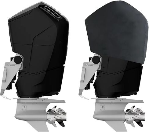 Oceansouth Custom Fit Cowling Storage Covers for Mercury Outboard Engines (200-400HP VERADO 6CYL 2.6L (from 2005 up to 2021)) (for stroage only) in Kuwait