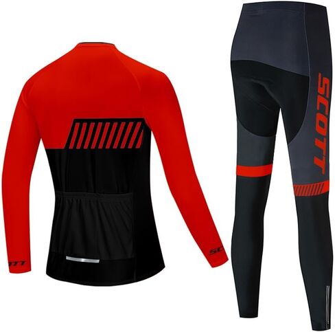 Women's Cycling Jersey Set Long Sleeve Bike Shirt Bicycle Clothing Cycling Pants with Gel Padded in Saudi Arabia