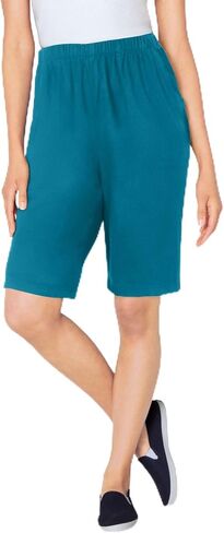 Woman Within Plus Size Fineline Denim Short in Saudi Arabia
