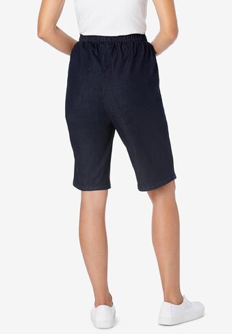 Woman Within Plus Size Fineline Denim Short in Saudi Arabia
