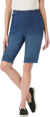 امرأة ضمن زائد الحجم Fineline Denim قصيرة in Saudi Arabia