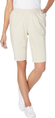 Woman Within Plus Size Fineline Denim Short in Saudi Arabia