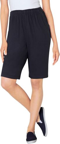 Woman Within Plus Size Fineline Denim Short in Saudi Arabia
