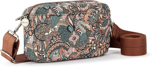 Sakroots Lodi Smartphone Crossbody in Eco Twill, Adjustable Crossbody Strap, Rainbow Wanderlust in Saudi Arabia