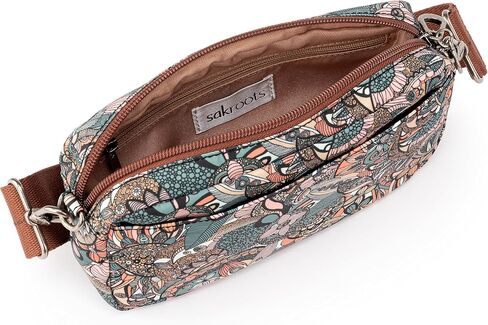 Sakroots Lodi Smartphone Crossbody in Eco Twill, Adjustable Crossbody Strap, Rainbow Wanderlust in Saudi Arabia