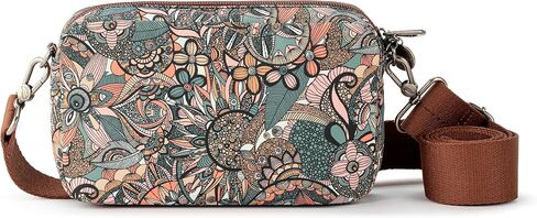 Sakroots Lodi Smartphone Crossbody in Eco Twill, Adjustable Crossbody Strap, Rainbow Wanderlust in Saudi Arabia